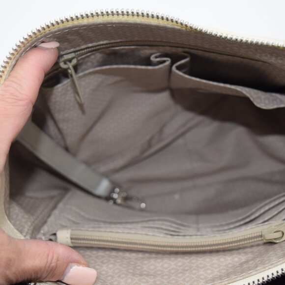 BRIGHTON Ivory Leather Hobo Style Shoulder Bag - Picture 5 of 7